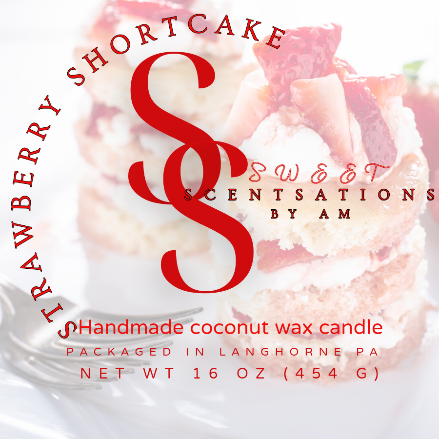 Strawberry Shortcake Candle
