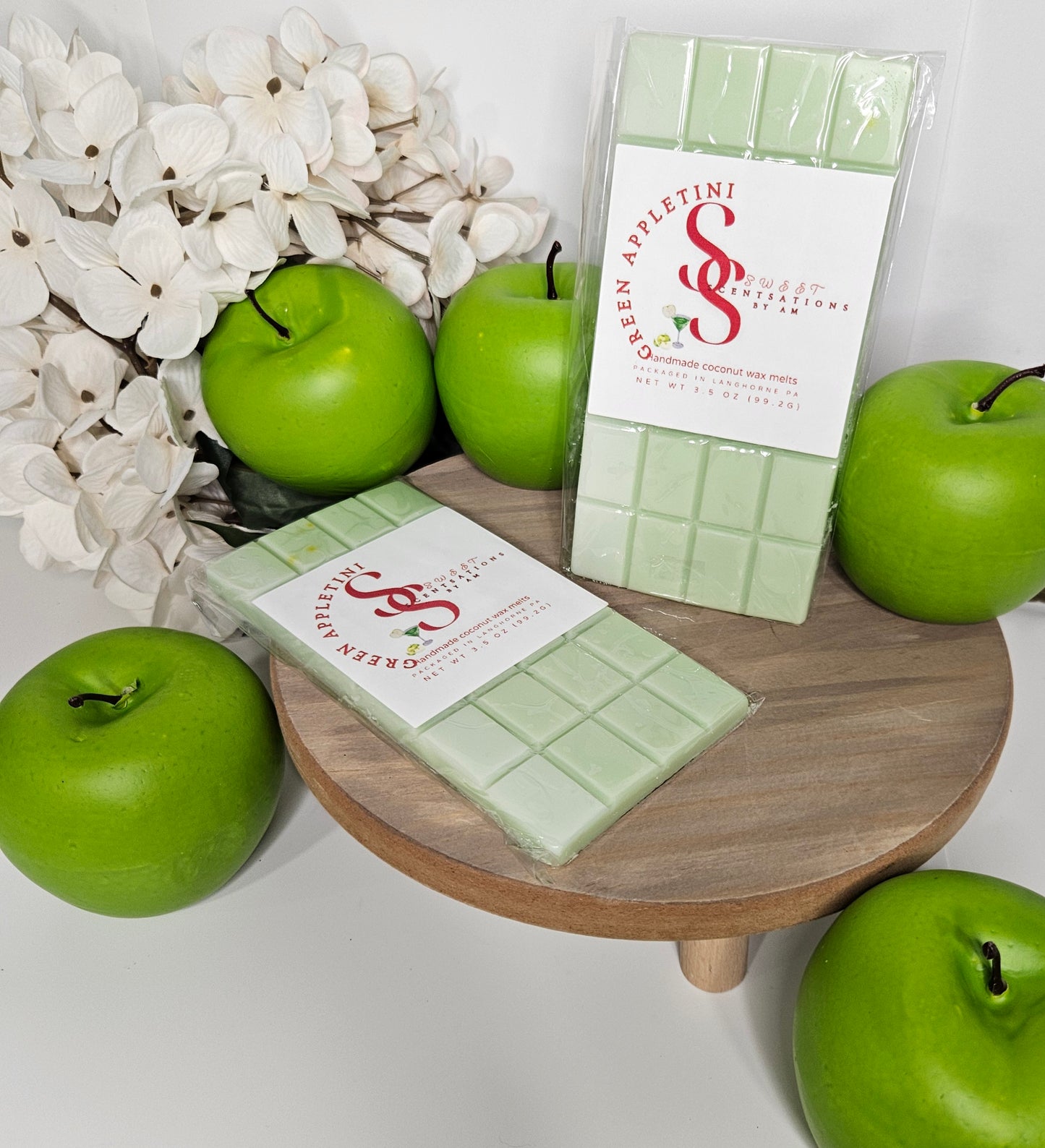 Green Appletini bars