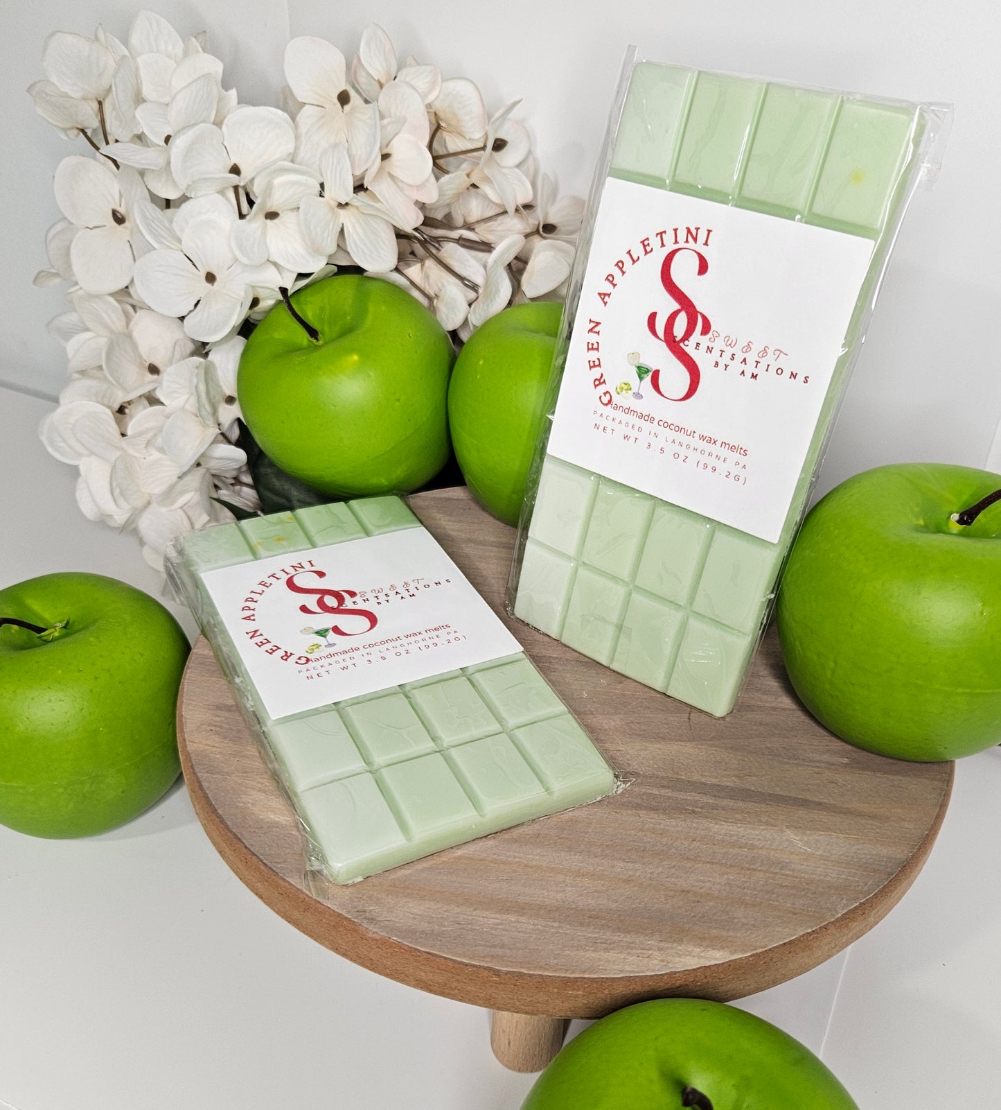 Green Appletini bars