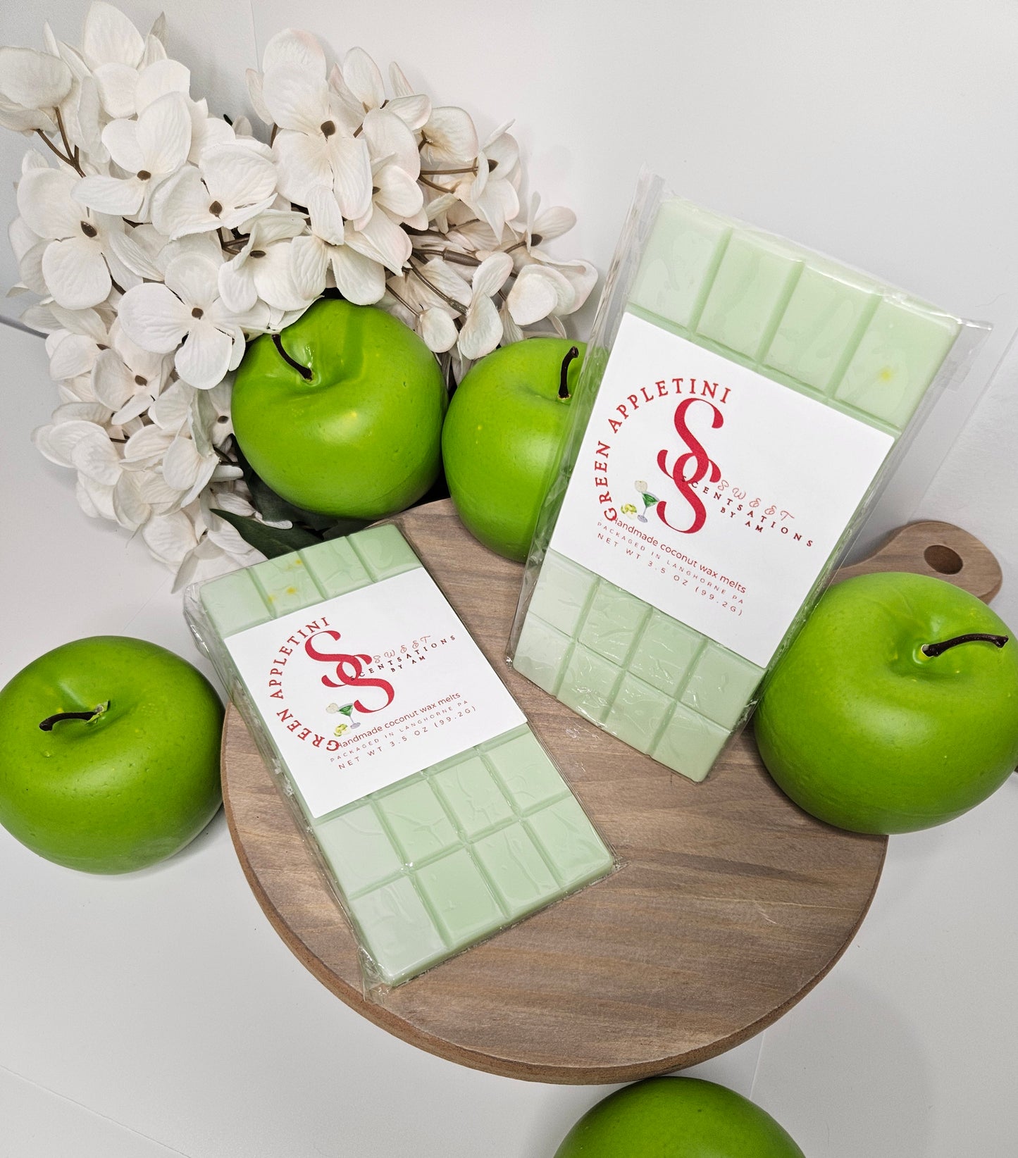 Green Appletini bars