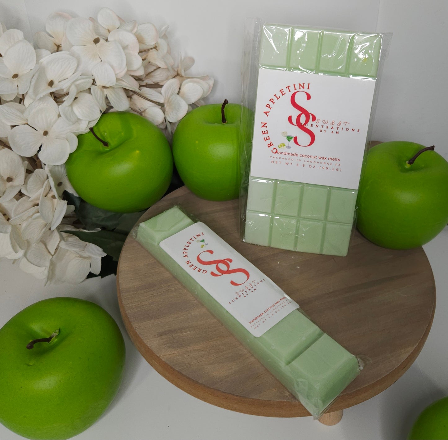 Green Appletini bars