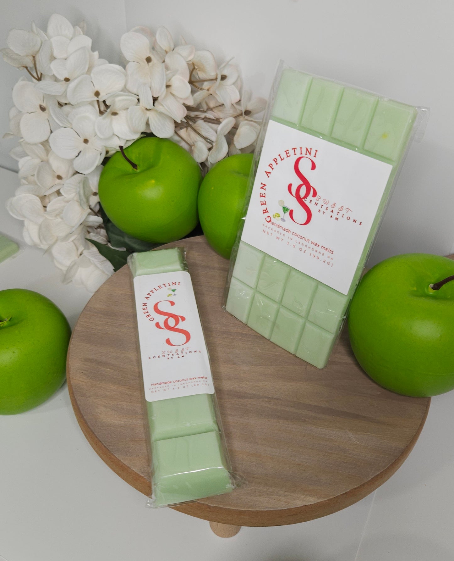 Green Appletini bars