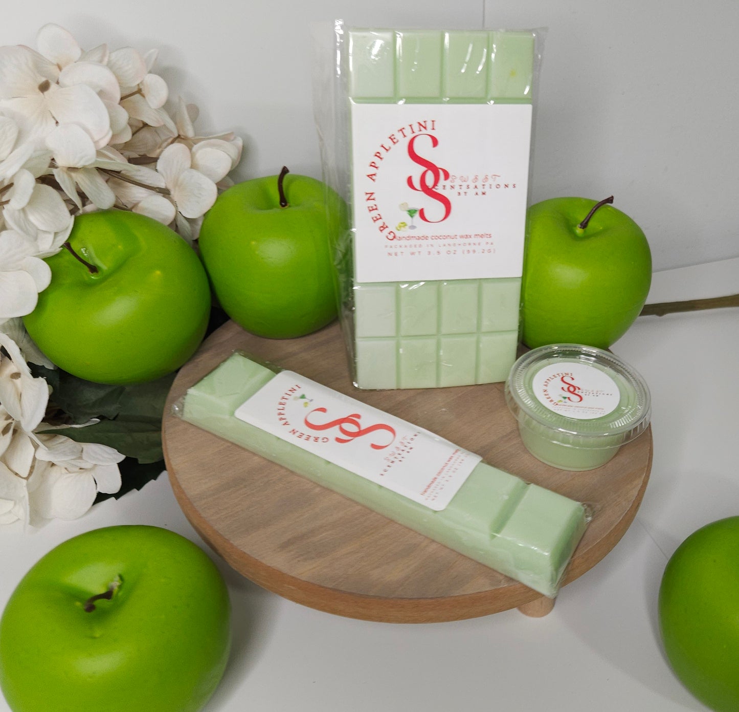 Green Appletini bars