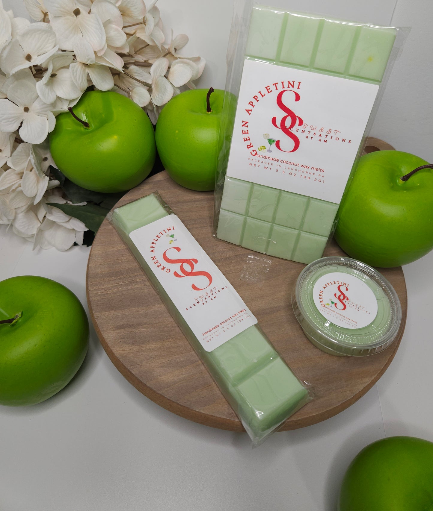 Green Appletini bars