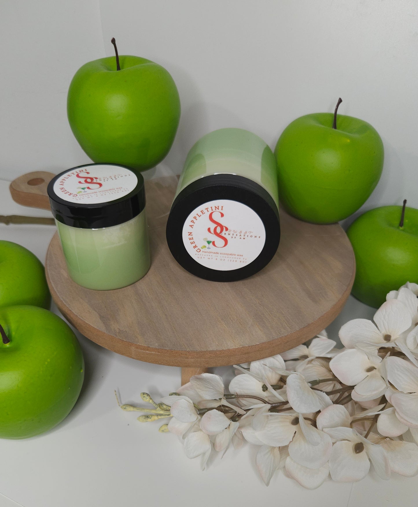 Green Appletini scoopable wax