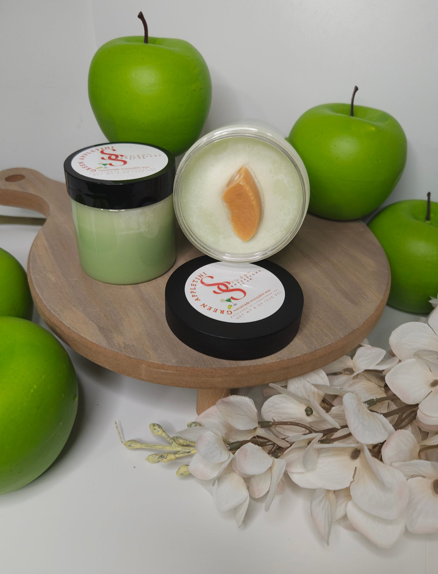Green Appletini scoopable wax