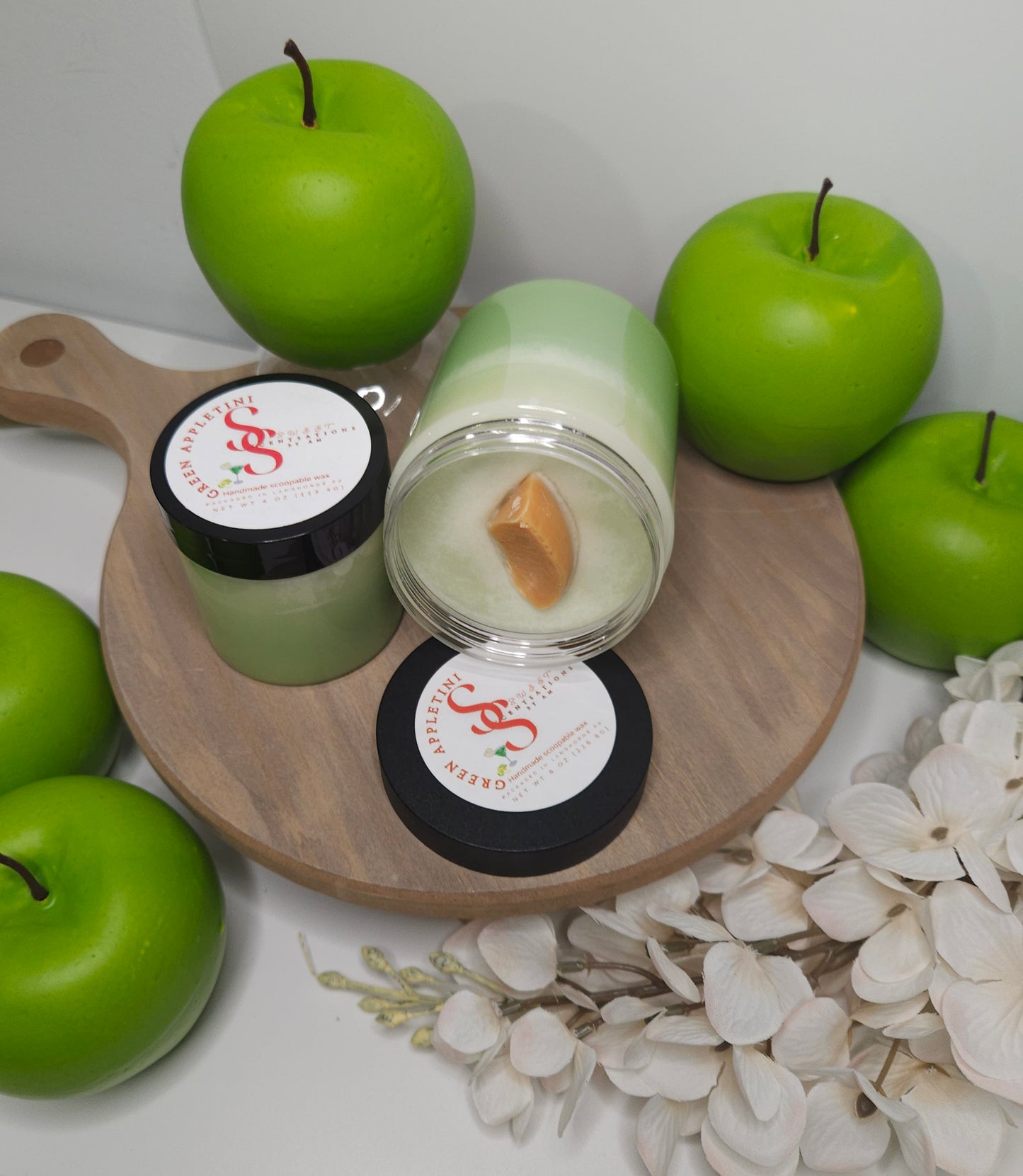 Green Appletini scoopable wax