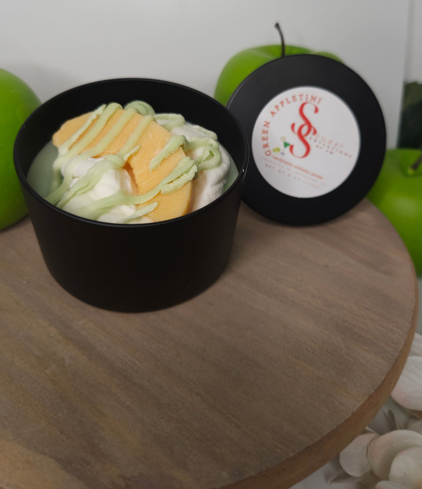 Green Appletini Wickless Candles