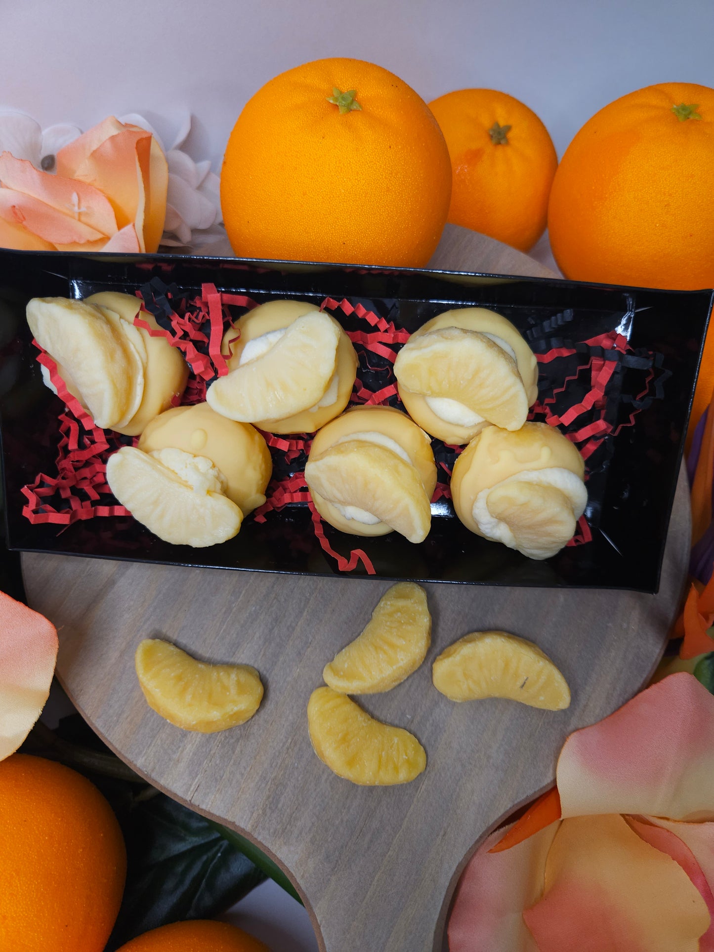 Orange Mini donuts