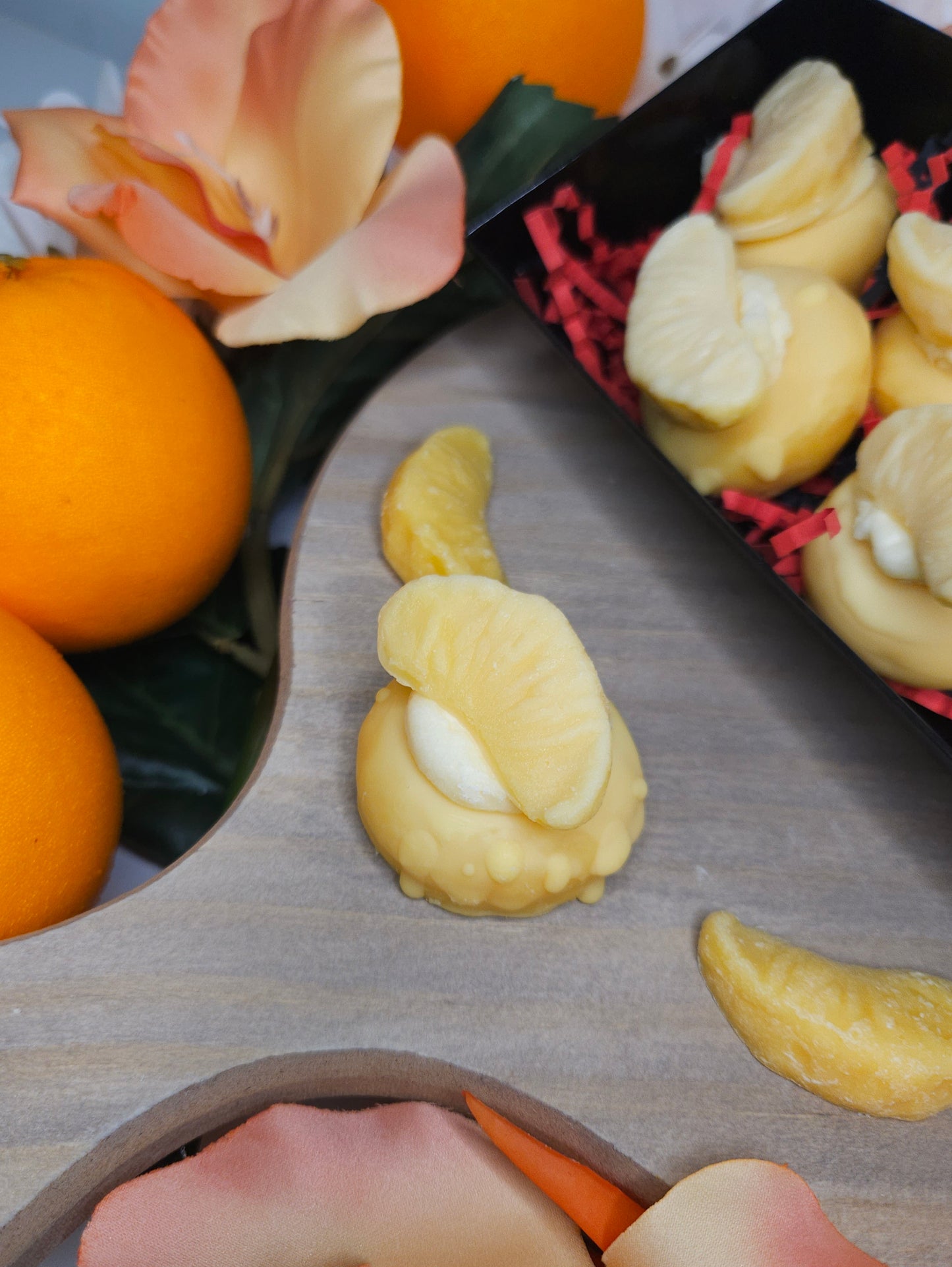 Orange Mini donuts