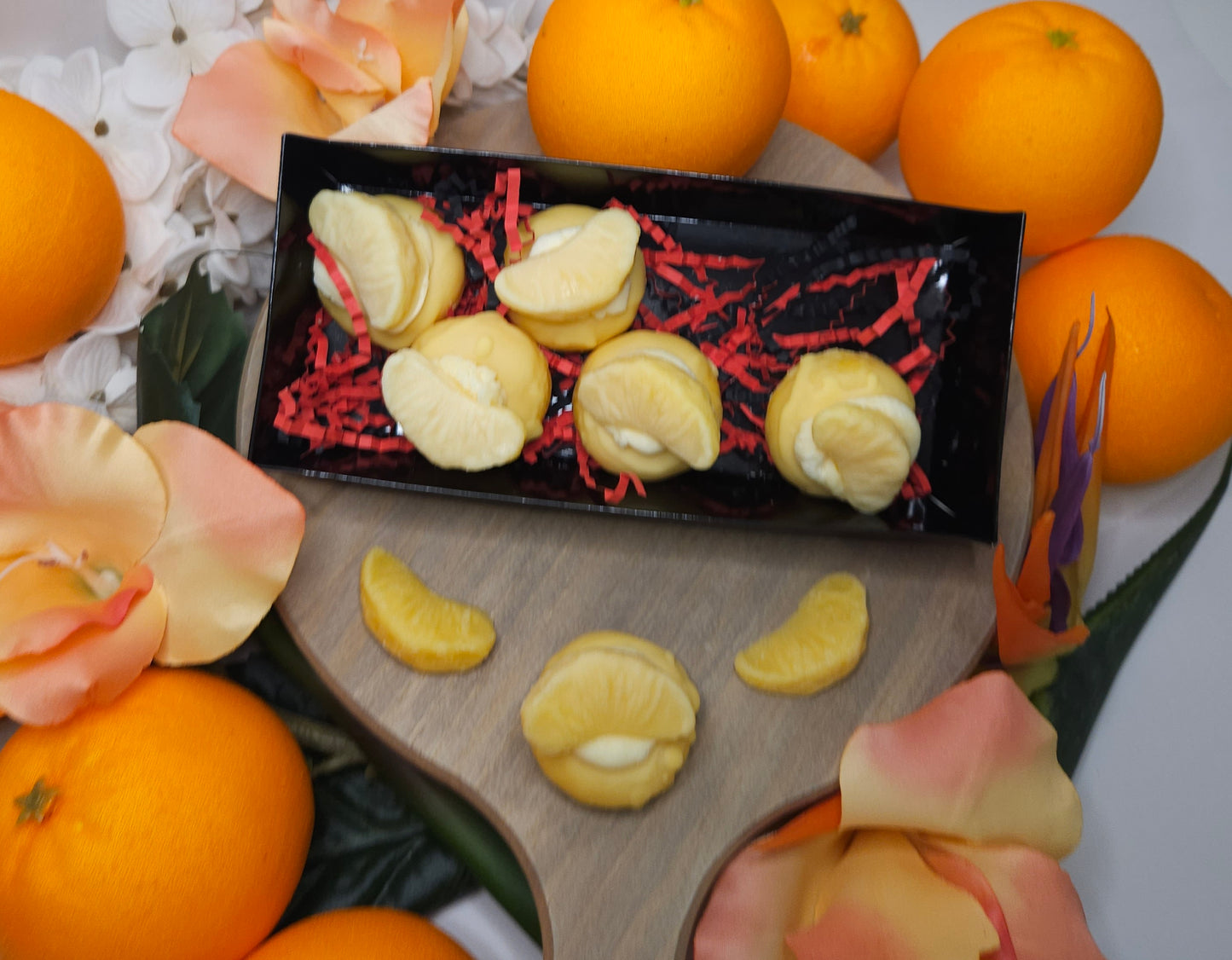 Orange Mini donuts