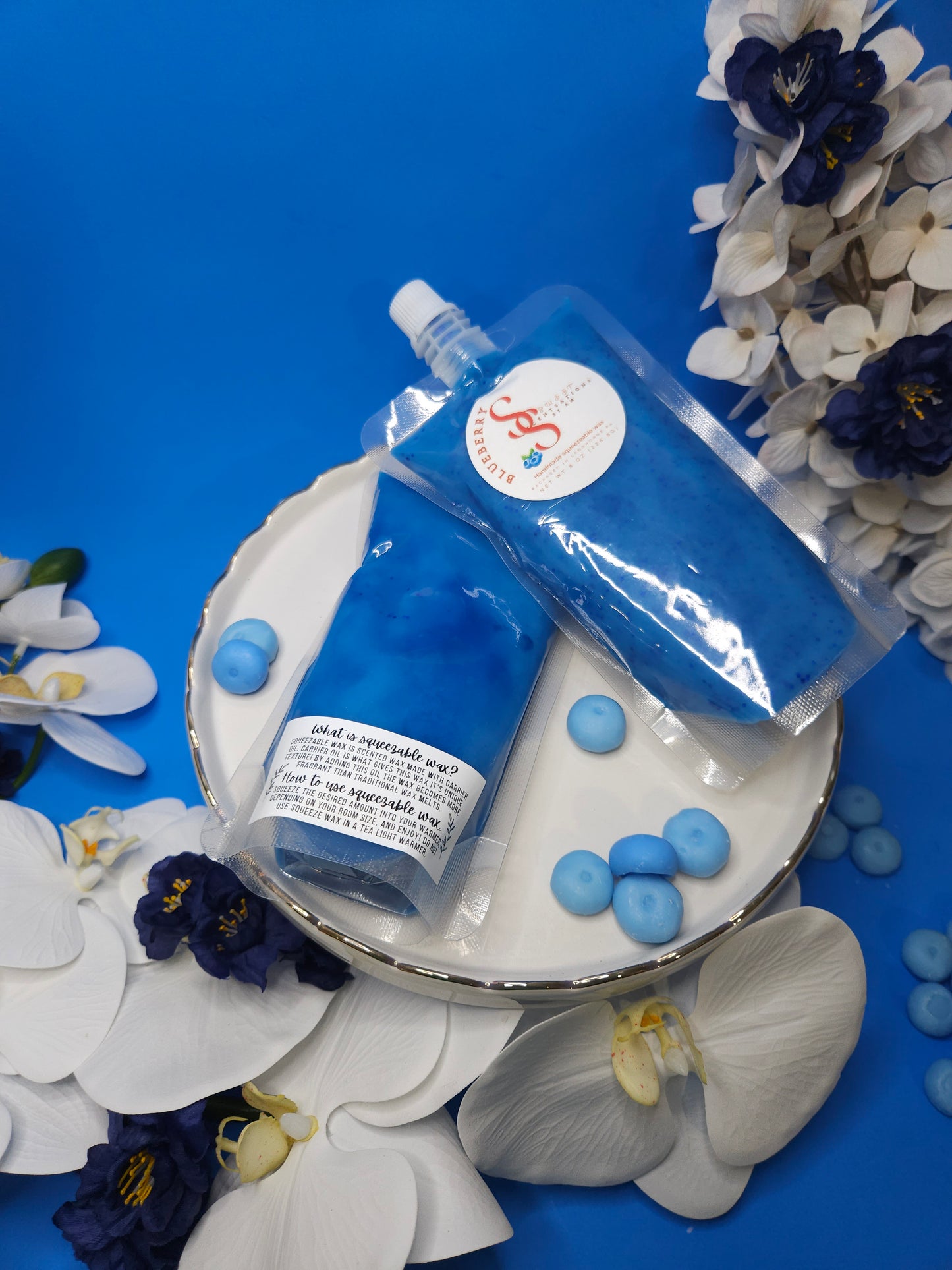 Blueberry squeezeable wax