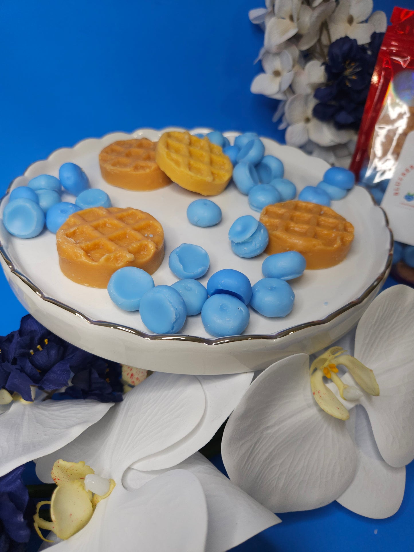 Blueberries and Waffles