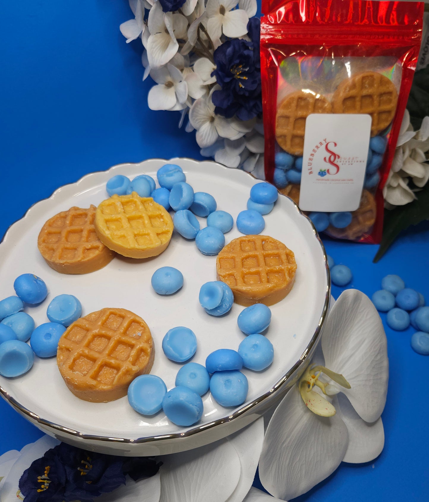 Blueberries and Waffles