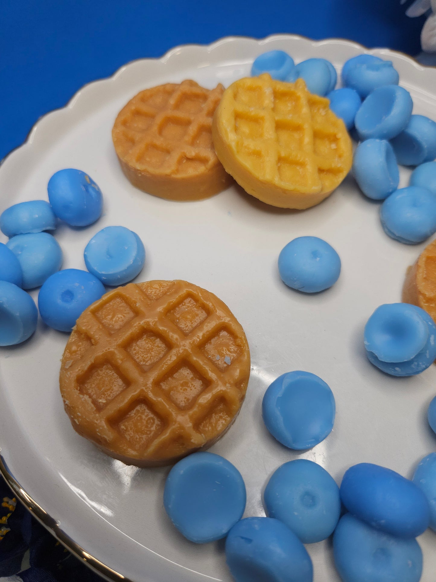 Blueberries and Waffles