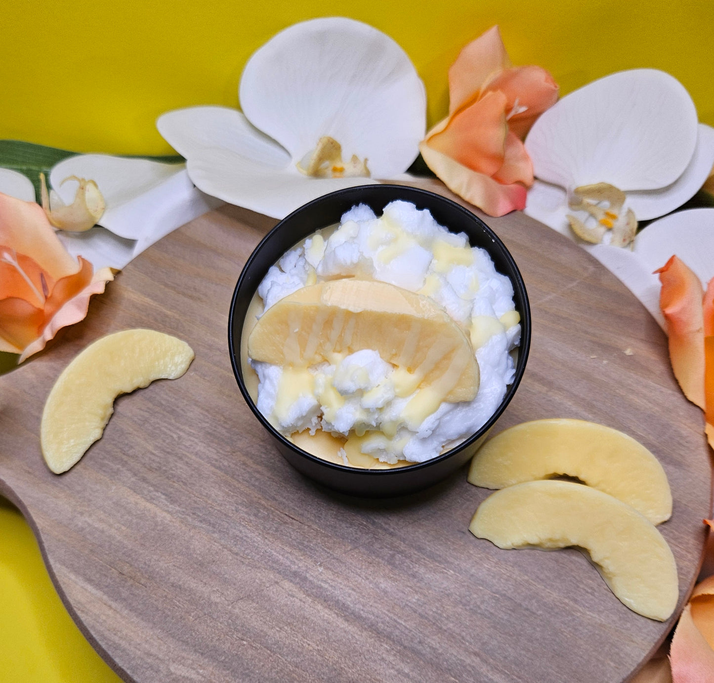 Peach Wickless Candles