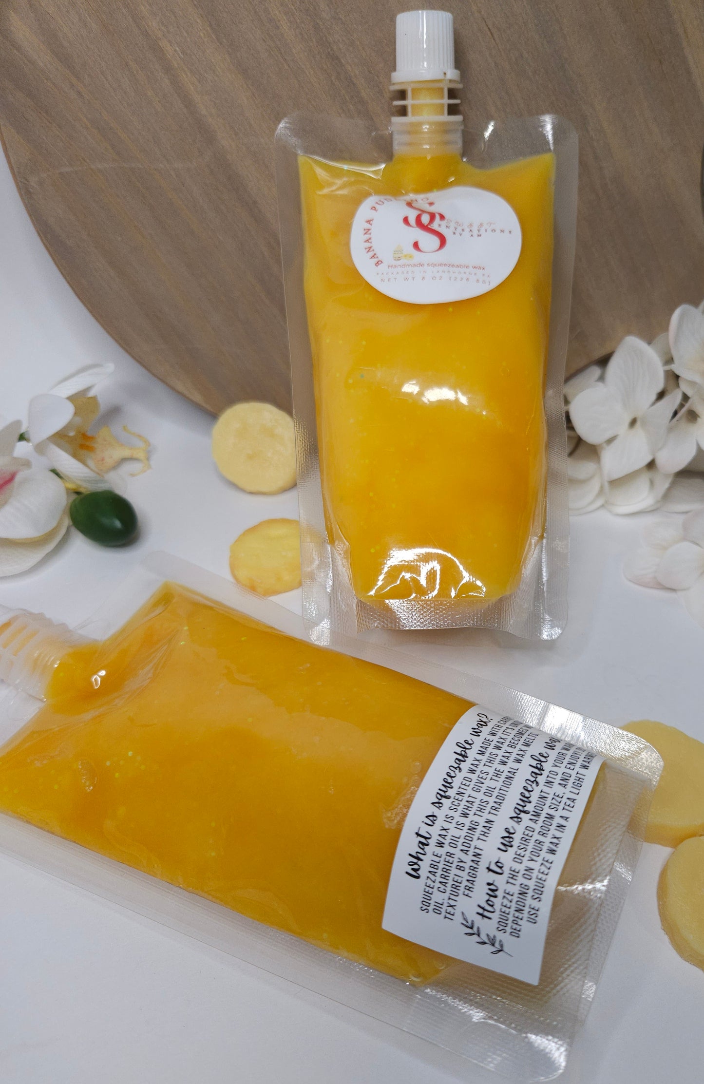 Banana Pudding squeezeable wax