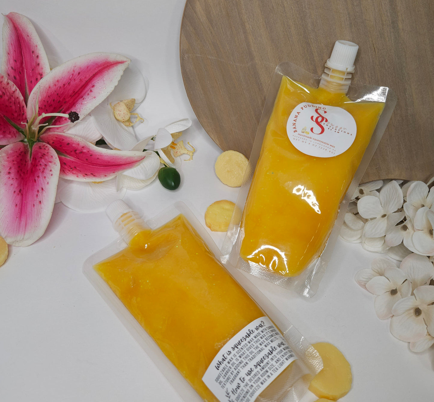 Banana Pudding squeezeable wax