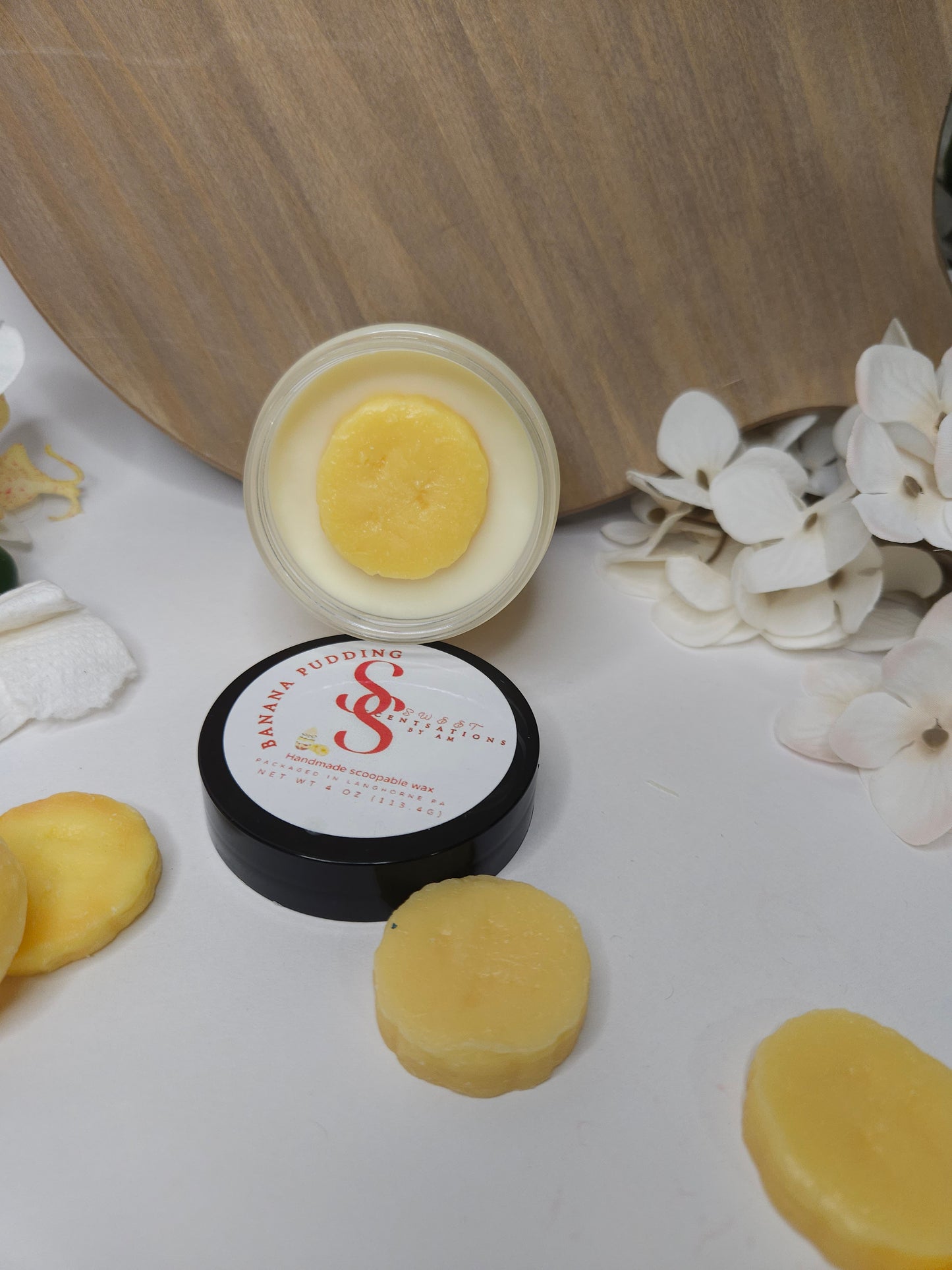 Banana Pudding scoopable wax