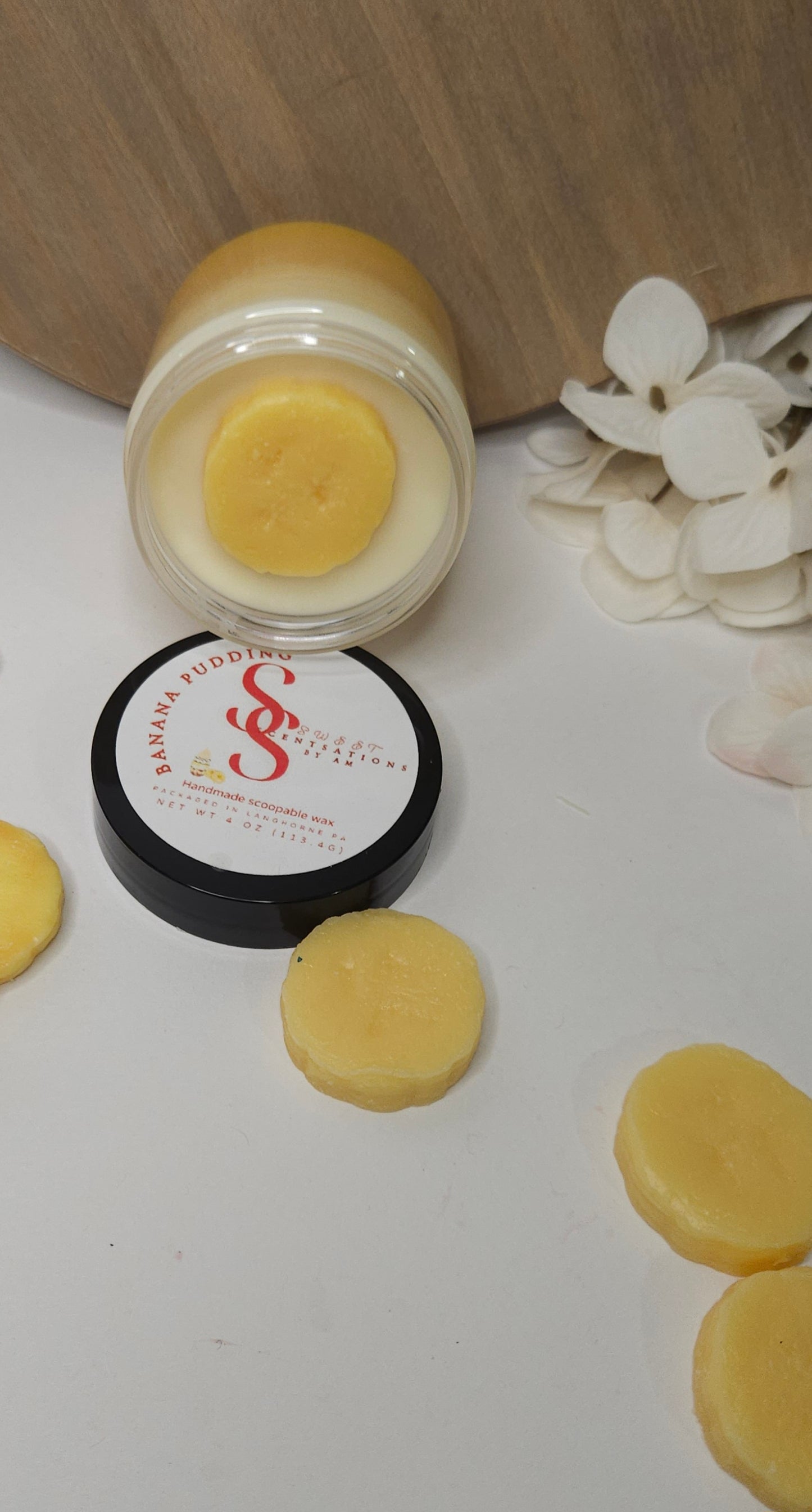 Banana Pudding scoopable wax