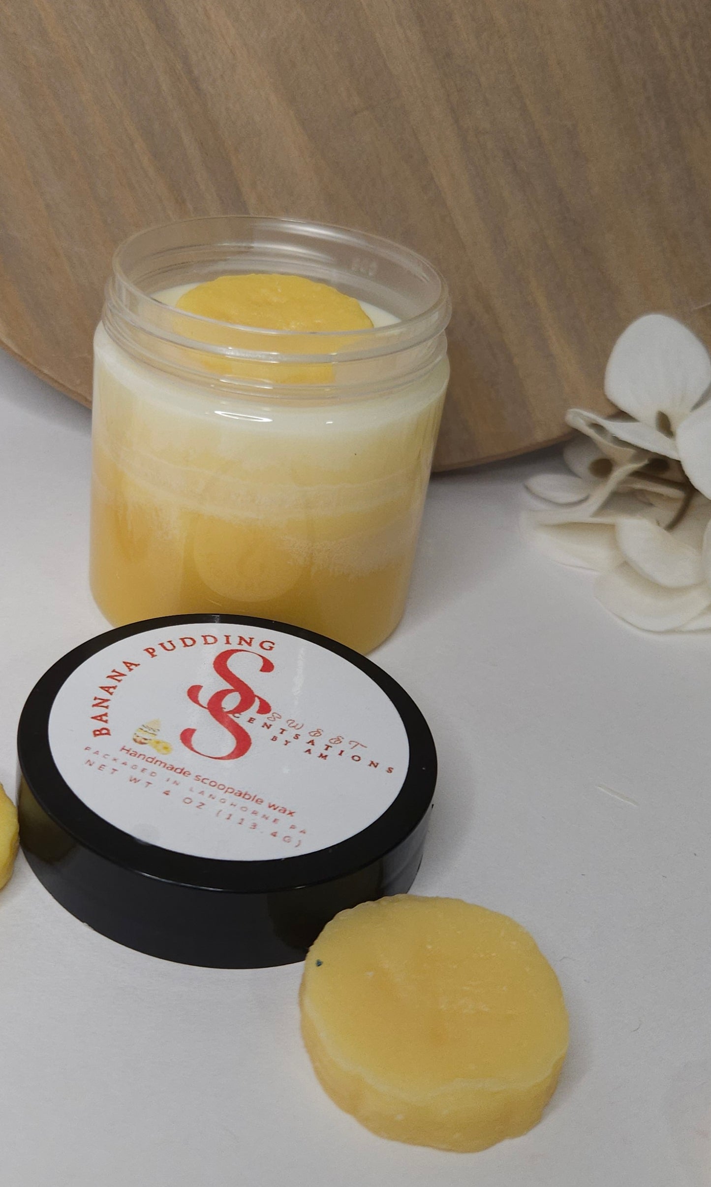 Banana Pudding scoopable wax