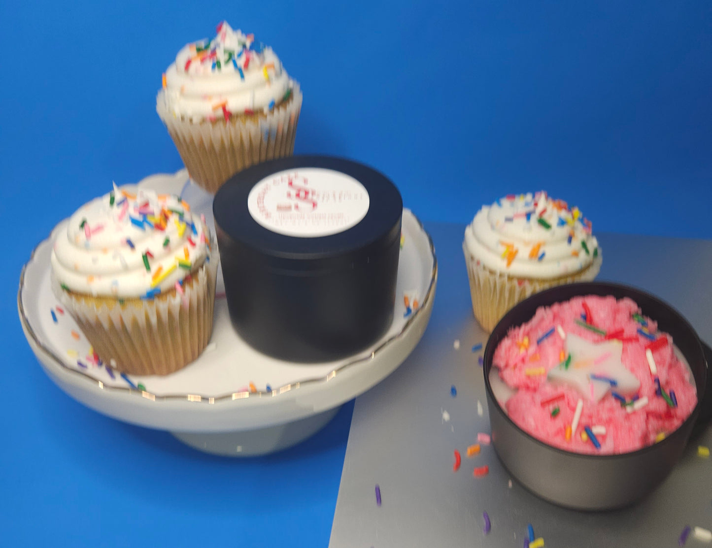 B-day Cake Wickless Candles