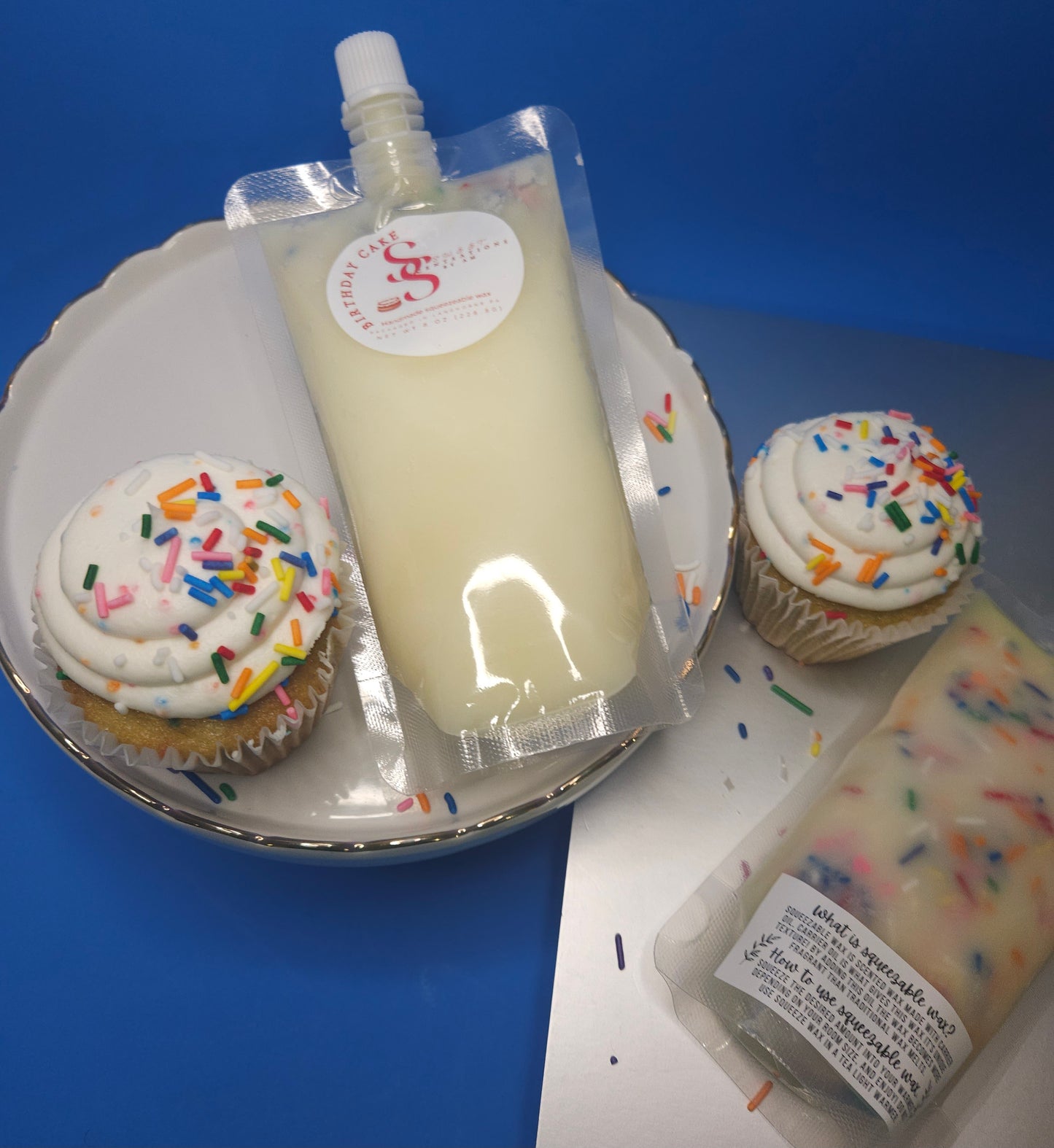 B-day Cake squeezeable wax