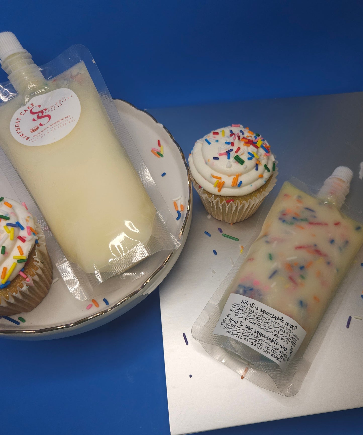 B-day Cake squeezeable wax