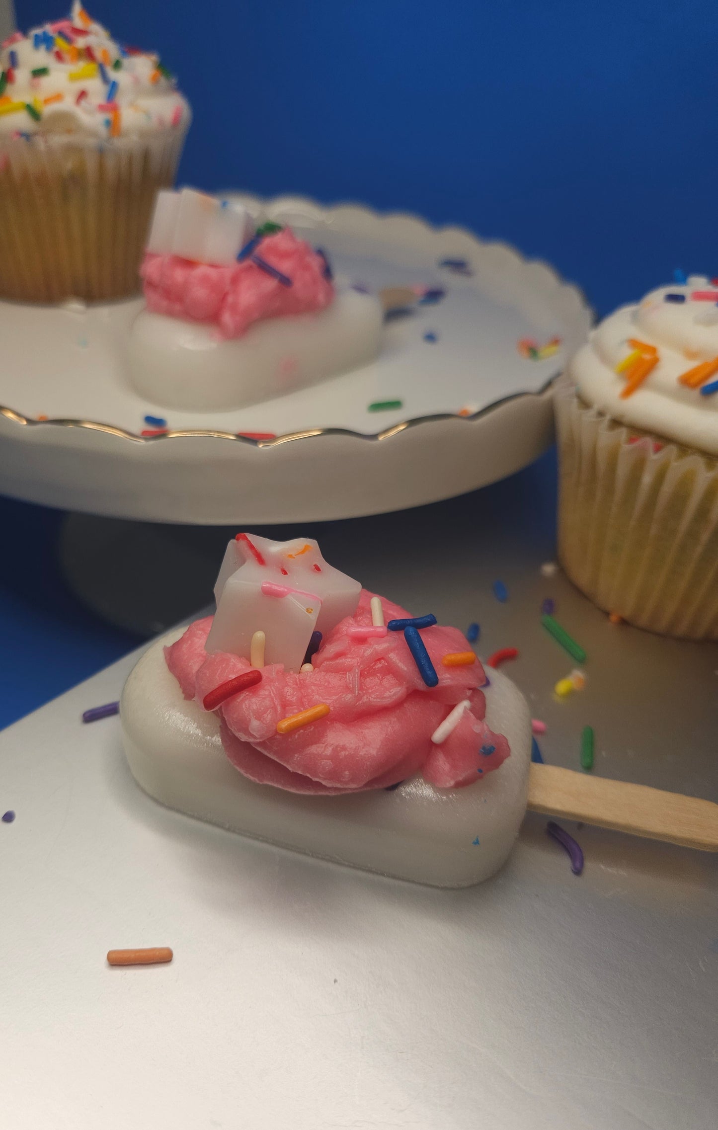 B-day Cake Popsicles