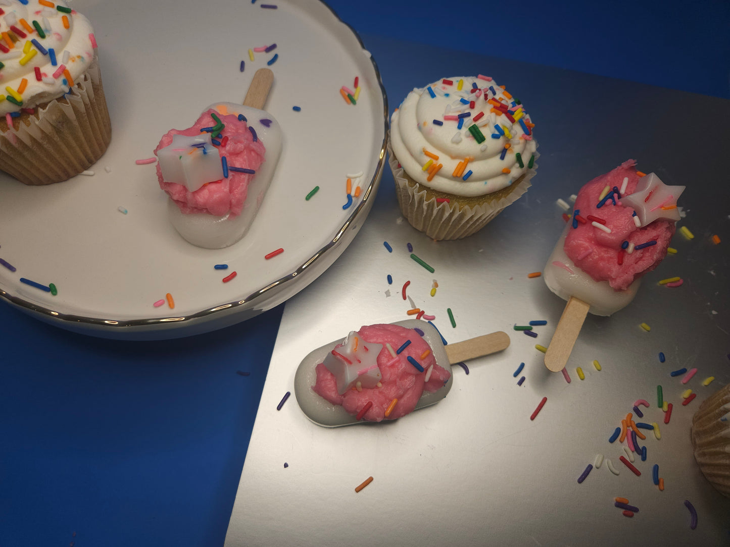 B-day Cake Popsicles