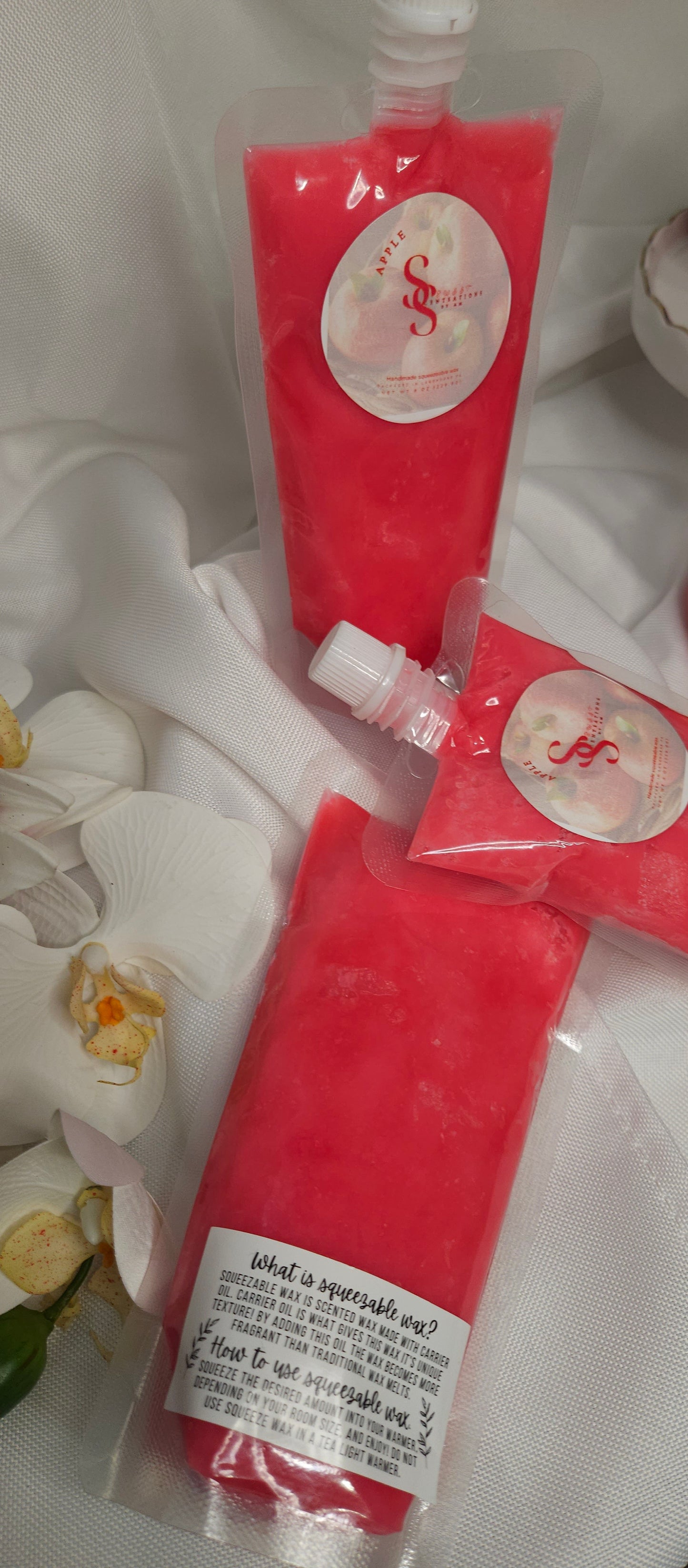 Apple squeezeable wax