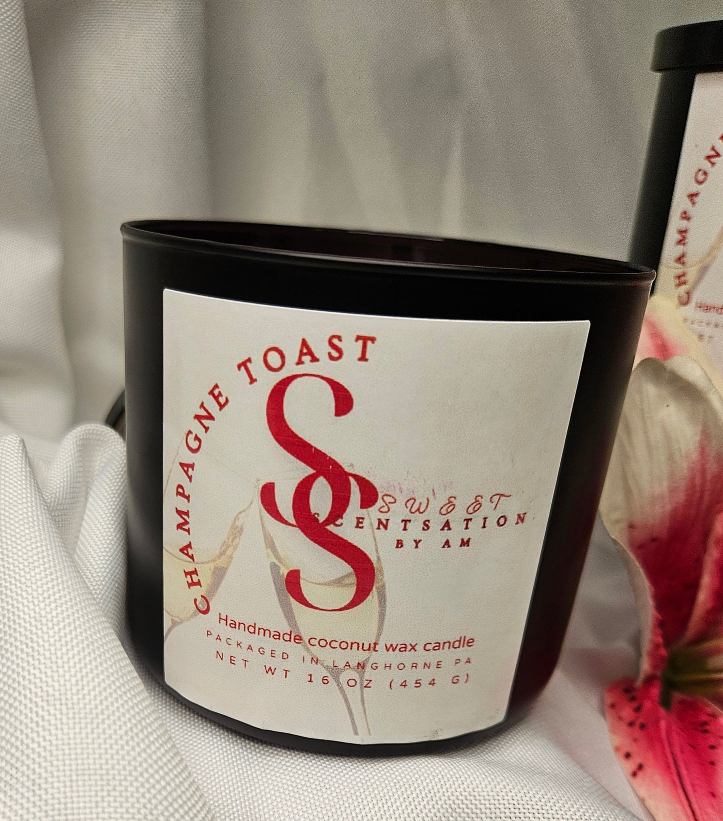 Champagne Toast Candle