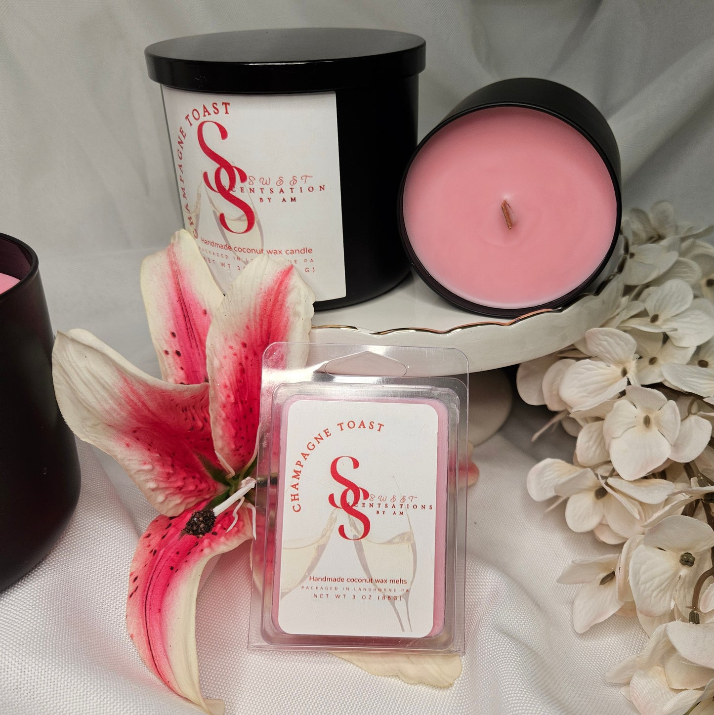 Champagne Toast Candle