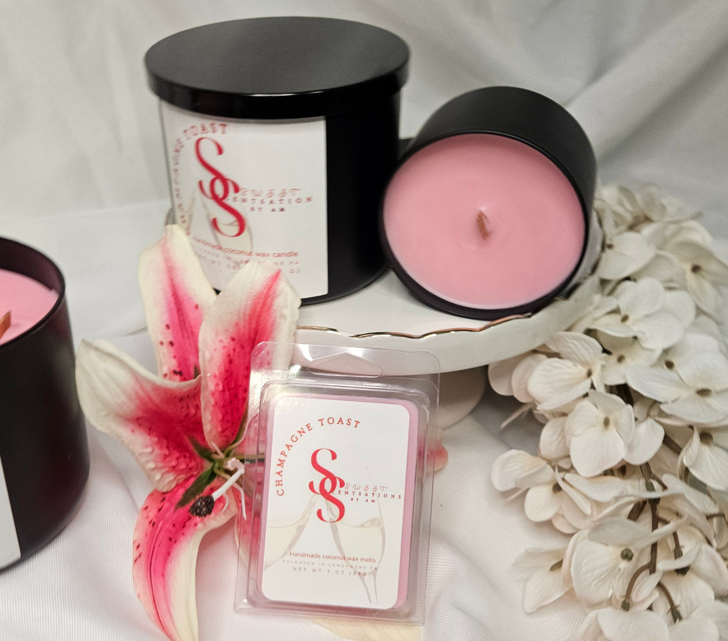 Champagne Toast Candle