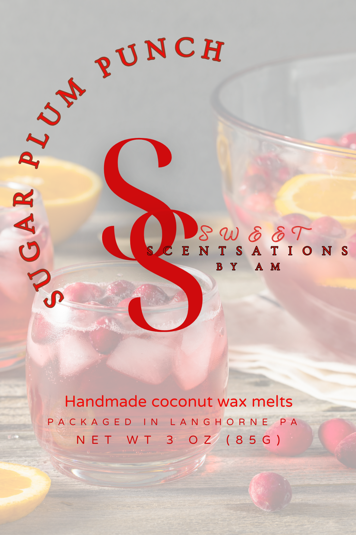 Sugar Plum Punch Clamshells