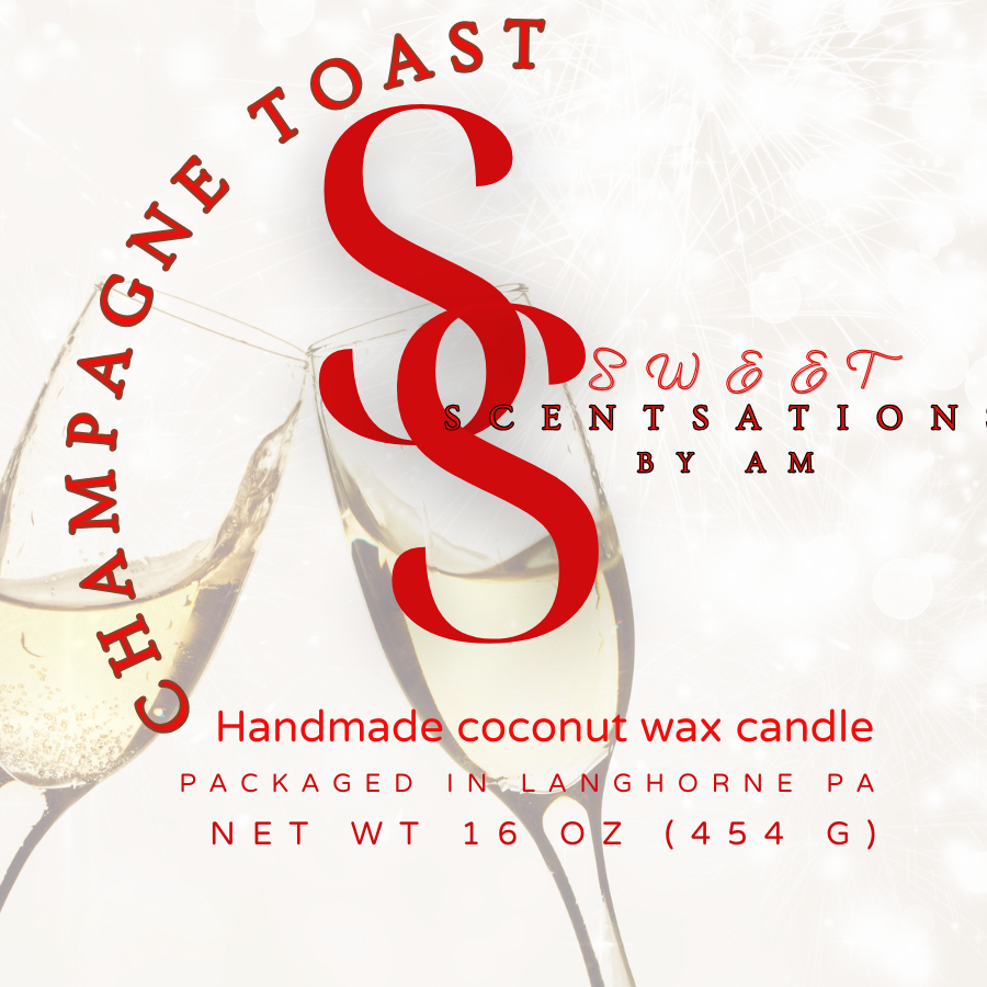 Champagne Toast Candle