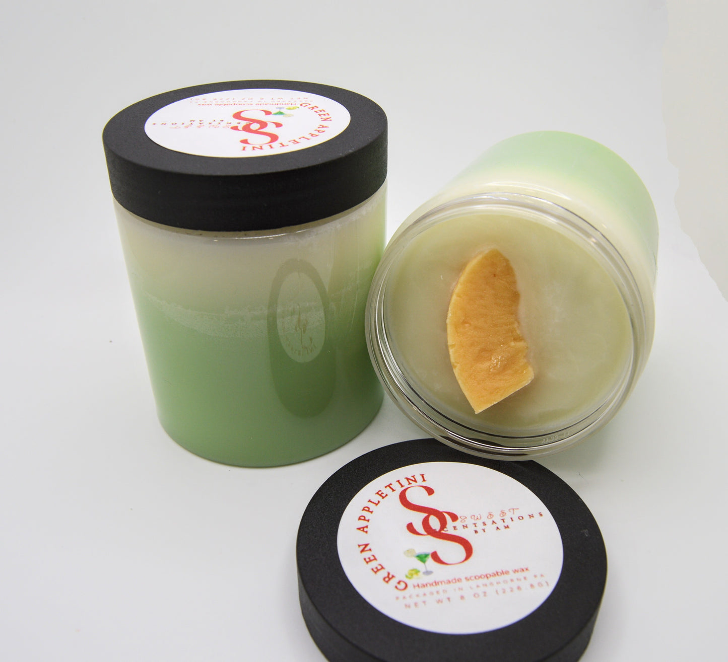 Green Appletini scoopable wax