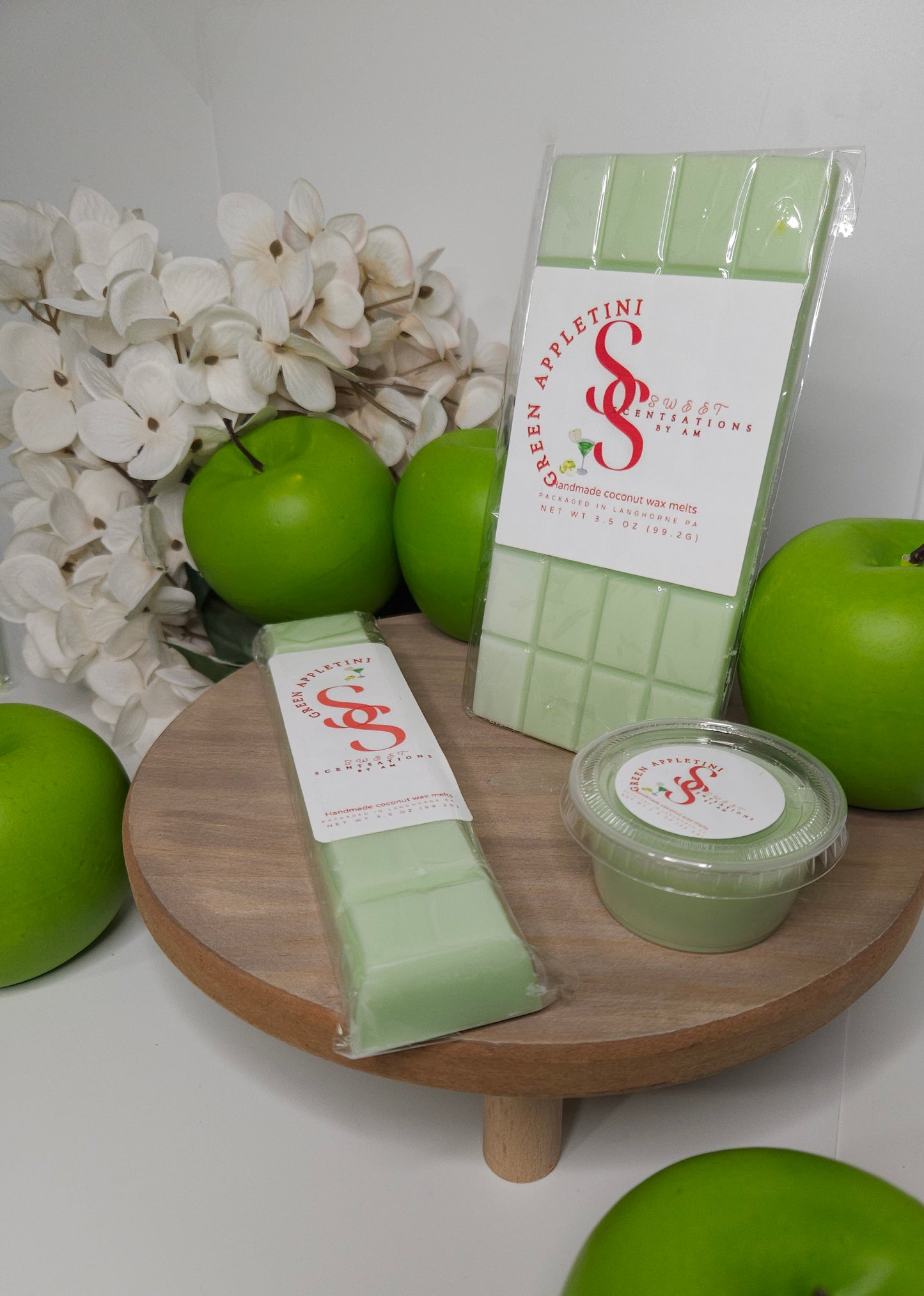 Green Appletini bars